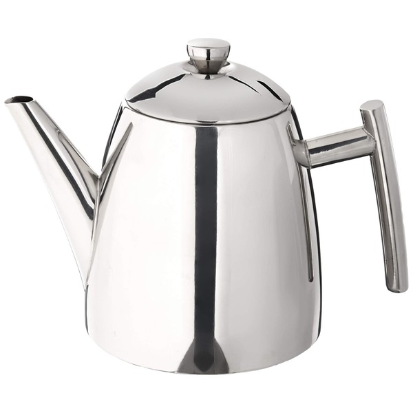 Frieling Tetera de acero inoxidable 18/8 con infusor, calentador de té con infusor de tetera para té suelto, 34 onzas