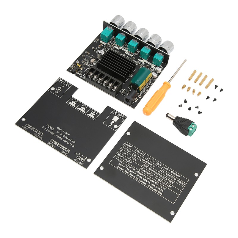 Bluetooth Digital Power Amplifier Module 50W 50W 100W 2.1 Channel