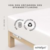 Schlafgut Casual Fitted Sheet, 90 x 190 cm to 100