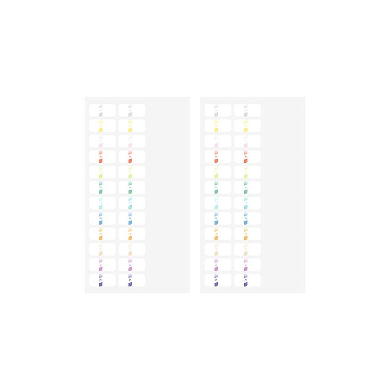Midori Index Label S Chilat Number Color 82470