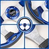 NOKINS 12.5" Universal Golf Cart Steering Wheel, Fit EZGO TXT/RXV/Club