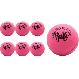 JA-RU High-Bounce Pinky Ball (6 Pack) Small Bouncy Rubber Balls for Kids. Stress Handball. Indoor & Outdoor Sport Games. Therapy Classroom Playground Toys. Throwing & Juggling 976-6p