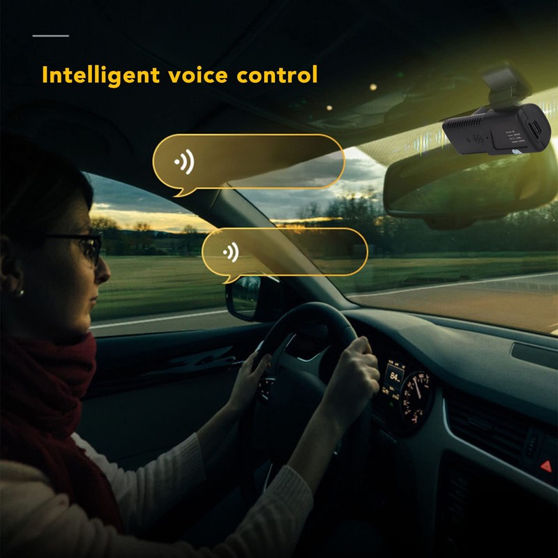 Intelligent Dash Cam, 1080P FHD Dash Cam, WiFi Phone Connection,