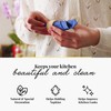 tuuli Kitchen Set of 6 Wooden Napkin Rings Table Decoration