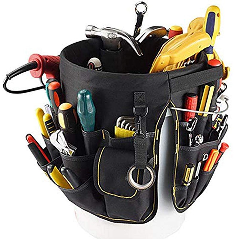 Tools Bucket Tool Organiser, Bucket Canvas Tool Holder and Organiser