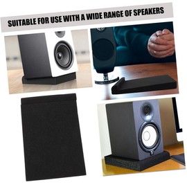 Totority 2pcs Speaker Pads Acoustic Panel for Subwoofer Home Theater Prevents Movement Compatible Various Sound Support