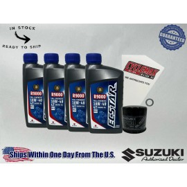 Cyclemax Full Synthetic Oil Change Kit fits 2023-2025 Suzuki GSX-8R