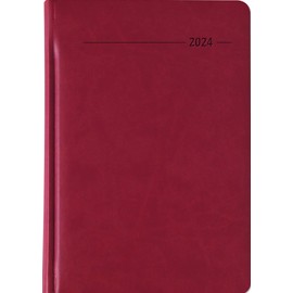 Tucson Red Book Calendar 2024 - with Index Cut - Office Calendar A5 - 1 Day 1 Page - 416 Pages - Tucson Cover - Alpha Edition