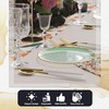 Exquisite Elegant Plastic Plates For Party 40 Dinner Plates -