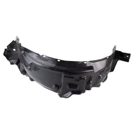 TRQ TRQ Front Right Inner Fender Liner Black Passenger Side Compatible with 2002-2010 Lexus SC430 LX1249103 LX1249129