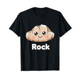 Rock Cute Kawaii Character Funny Cartoon Design T-Shirt