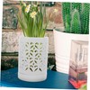 SUPVOX Orchid Pot with Holes Ceramic Orchid Planter for Use