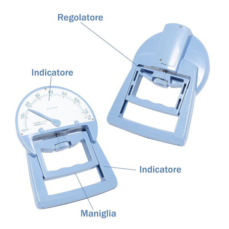 Gima - Hand Grip Meter, Dynamometer for Measuring Force of