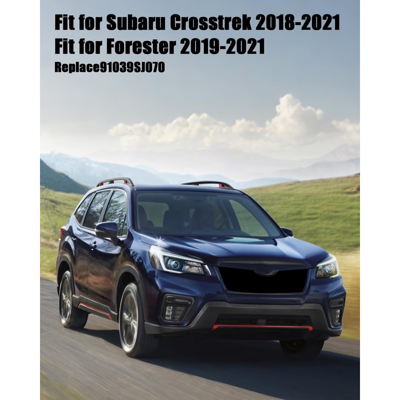 Passenger Side Mirror Glass Compatible with Subaru Crosstrek 2018 2019