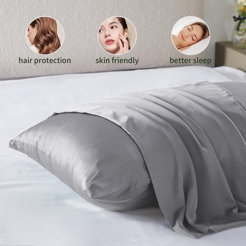 Silk Pillow Cases 2 Pack Mulberry Silk Pillow Cases Soft