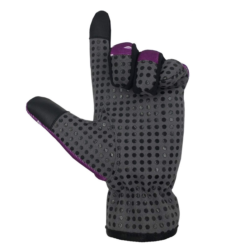 SAMONA Work and Gardening Gloves Micro Fibre Palm - Fourway