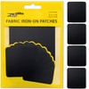 ZEFFFKA Premium Quality Fabric Iron-on Patches Inside & Outside Strongest