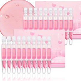 20Pcs PDRN Pink One Day Serum - Salmon DNA Repair Essence, Moisturizing & Firming Facial Treatment,Ultra Hydrating Serum with Niacinamide & Hydrolyzed Collagen, for Glowing Skin, Korean Skincare