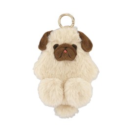 Flower Ring GPO0343-C Bug Mini Charm Pouch (Die Cut Animal Mini Pouch), beige