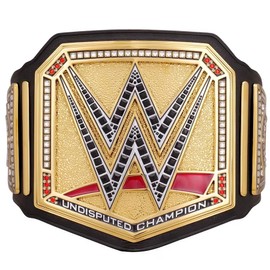 Undisputed Championship Title Belt Replica, World Heavyweight Wrestling Championship Title Belt - Adult Size - WELL PERFORM