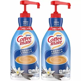 Unbranded Nestle Coffee mate French Vanilla Creamer Pump Bottle Non-Dairy 50.7oz Pack of 2