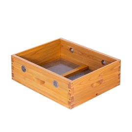 BeeCastle Bee Hive Quilt Box for Bees, Assembled Winter Quilt Box – Beekeeping Insulation & Ventilation, Fits 8 Frame Langstroth Beehives, Overwintering Beekeeping Supplies