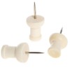 40 Pieces Wooden Push Pins Cork Board Pins Wooden Thumb
