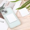 InnoHHustle 4pcs Mirror Decal - Adhesive Rectangular Smartphone Charm, Flat