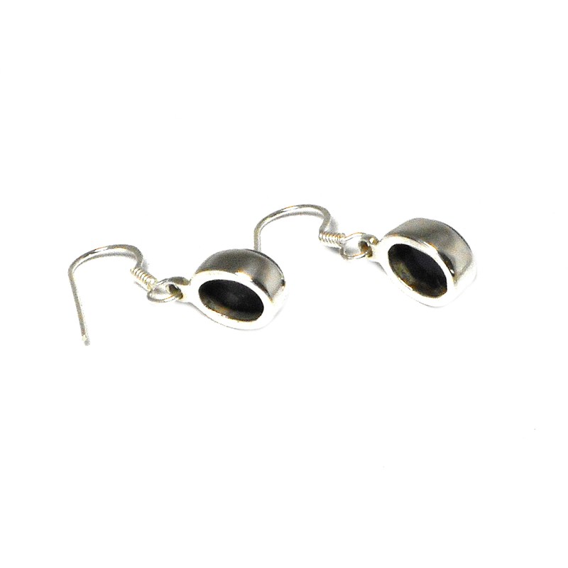 Lapis Lazuli Earrings 925 Sterling Silver (LLE2103161), Sterling Silver, Lapis