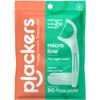 Plukers Micro Mint refresca el aliento, dental Flossers menta 90
