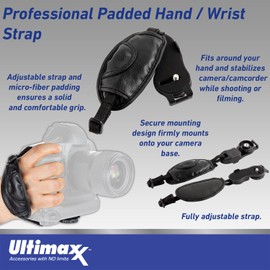 DSLR CAMERA HANDSTRAP ULTIMAXX PRO WRIST HAND STRAP