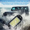Nicoko 84 LEDs per pod Metal Aluminum Pure White Rock