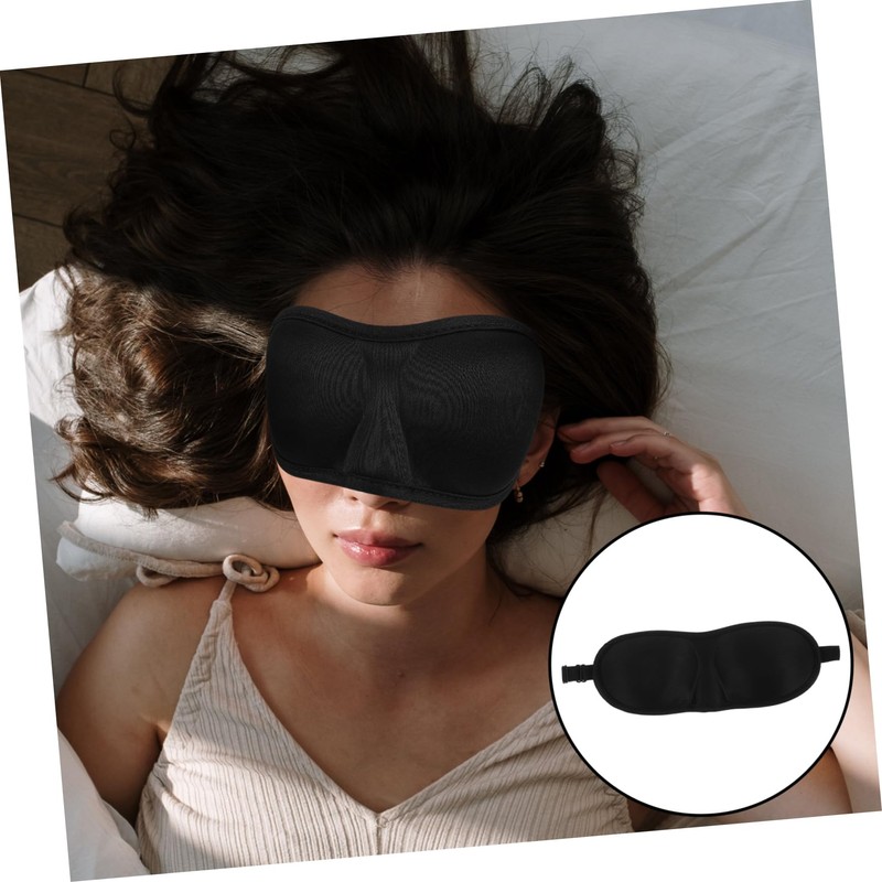 Beavorty 6pcs Eye Mask Blackout Sleeping Masks for Men Women