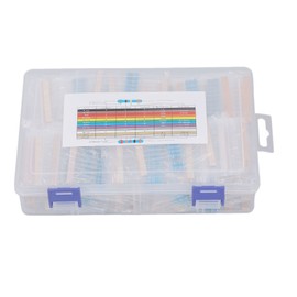 860Pcs 86 Values Resistor Kit 1 Ohm ‑ 1M Ohm 1% 1W Metal Film Assortment Assorted Set