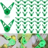 Hinapan 40 Pieces Adjustable Plant Bender Clips, 360 Degree Plant