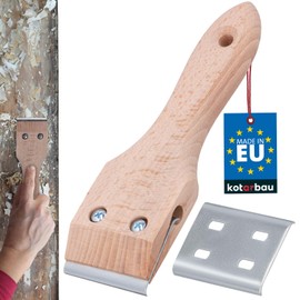 KOTARBAU® 60 mm Wooden Handle Carpentry Blade Scraper Paint Removal
