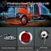 Wodvyss 10-Pack (5 Amber + 5 Red) 2" 9 LED