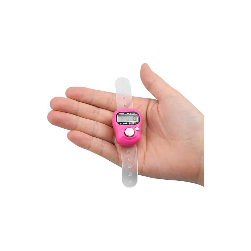 SellerTree Digital Finger Tally Counter, Tasbeeh Electronic Handheld Clicker Row