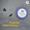 Pack of 3 (20mx0.5mm) Clear Elastic for Bracelet Making Strong