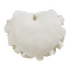 SARO LIFESTYLE Heart Shaped Felt Throw Pillow