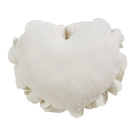 SARO LIFESTYLE Heart Shaped Felt Throw Pillow