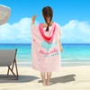 JORAKI Children's Bath Towels, Microfibre Bathrobe, Bath Poncho, Beach Towel,