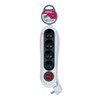 Debflex 716063 Nola 4-Strip 2P + T 16 A inter-Dark