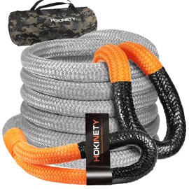 Kinetic Recovery Tow Rope 1-1/8" x20ft Offroad Snatch Strap 48000lbs Heavy Duty Towing Straps Kit for Trucks SUV UTV ATV Tractor Car Jeep