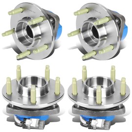 Auto Dynasty 4 Pieces Wheel Bearing Hub Assembly Compatible with Chevy Venture Buick Rendezvous Pontiac Oldsmobile Saturn 01-07