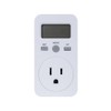 LCD Display Electricity Usage Power Meter Socket Energy Wattage KWH