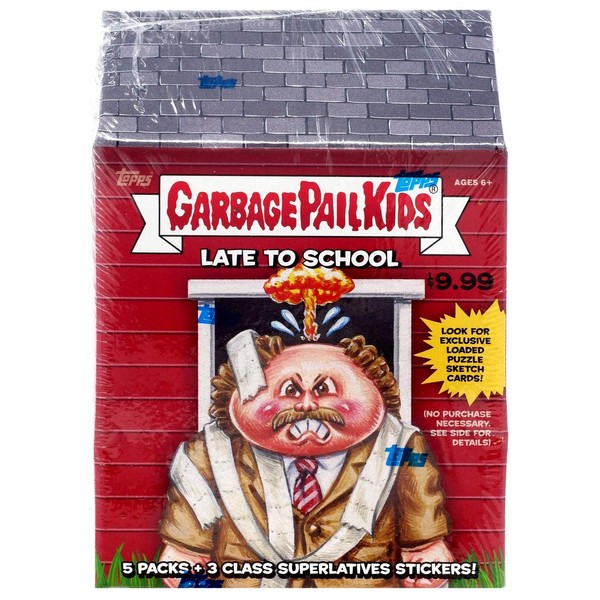 2020 Topps Garbage Pail Kids Series 1 'Late to School' BLASTER Sticker box (5 pks/bx)