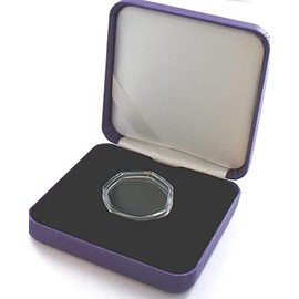 Deluxe 50p Purple Storage Case with Premium Capsule to Display Modern Fifty Pence Coin