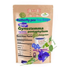 Jiaogulan Gynostemma Pentaphyllum 30 Tea Bags Original Grown in Thailand