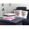 PR Print Royal Photo Cushion with Filling with Saying "Ich